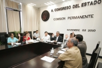La comisión permanente del congreso del estado realiza la sesión de este día desincorporando varios predios y da a conocer la cronología de las actividades para realizar la votación extraordinaria para la elección de presidente municipal de San Juan Chamu