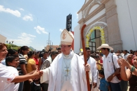 El Nuncio Apostólico Christophe Pierre inicia esta mañana su recorrido por varias comunidades de la diócesis de Tuxtla Gutiérrez