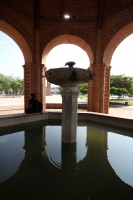 Martes 26 de agosto del 2014. Chiapa de Corzo. Aspectos de la monumental estructura arquitectónica La Pila de esta colonial ciudad.