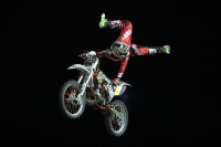 Sábado 3 de marzo del 2018. Tuxtla Gutiérrez. Aspecto del espectáculo de los Pilotos Infernales en la Expo Turismo Chiapas 2018.
