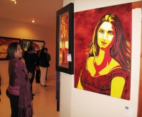 Lunes 18 de abril. La exposición Los Colores de la Conciencia en el auditorio del Teatro Hermanos Zebadua de la ciudad de San Cristóbal de las Casas donde se exhiben obras plásticas de destacados autores chiapanecos y de Chile e Italia. Estas obras estará