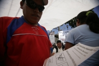 Los pobladores de la ciudad de Ocosocuautla de Espinoza participan esta mañana en el plebiscito que lleva a cabo para conocer la opinión de las personas sobre la propuesta de cambiarle el nombre de esta ciudad a Coita, nombre que deriva su toponimia y uso