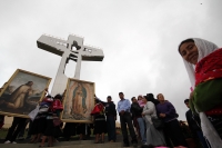 Domingo 27 de noviembre. Sibaniljá Pocolum le da vida al Cristo de Copoya.
