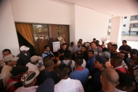 Viernes 10 de septiembre. Policías Municipales de la ciudad de Tuxtla Gutiérrez protestan y encaran a los mandos de esta corporación para exigir el pago de recursos atrasados desde principios del 2009.
