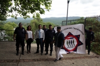 Domingo 2 de julio del 2017. Chiapa de Corzo. La organización de Policías Chiapanecos Unidos por la Defensa de sus Derechos Humanos reúne a los elementos de las diferentes corporaciones policiacas en torno a la organización nacional que presenta las propu