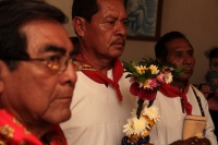 Lunes 25 de febrero del 2019. Tuxtla Gutiérrez. La comunidad Zoque despide al maestro Leopoldo Gallegos este mediodía antes de trasladar sus restos al panteón municipal de la ciudad.