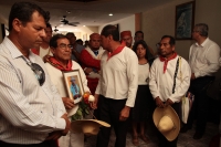 Lunes 25 de febrero del 2019. Tuxtla Gutiérrez. La comunidad Zoque despide al maestro Leopoldo Gallegos este mediodía antes de trasladar sus restos al panteón municipal de la ciudad.