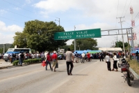 Lunes 11 de noviembre del 2013. Tuxtla Gutiérrez. Esta mañana el movimiento magisterial bloquea las entradas a la capital de Chiapas.