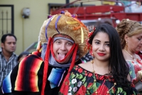 Lunes 18 de enero del 2016. Chiapa de Corzo. Chiapanecas y Parachicos recorren las calles de la colonial ciudad de la ribera del rio Grijalva durante las celebraciones patronales en la fiesta Grande de Chiapas.