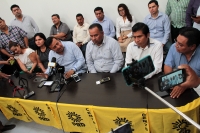 Miércoles 21 de febrero del 2018. Tuxtla Gutiérrez. El PRD en Chiapas afirma su interes para participar en la Gran Alianza por Chiapas junto con el Verde, PAN, Movimiento Ciudadano, Podemos Mover a  Chiapas y Chiapas Unido en las próximas elecciones pa