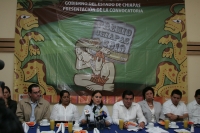 Miércoles 10 de noviembre. Autoridades de cultura y Educación del estado presentan esta mañana la convocatoria para el Premio Chiapas 2010.
