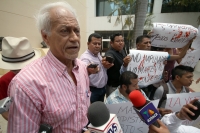 Viernes 3 de mayo del 2012. Protestan periodistas chiapanecos.