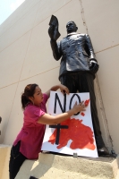 Viernes 3 de mayo del 2012. Protestan periodistas chiapanecos.