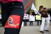 Domingo 20 de mayo del 2012. Tuxtla Gutiérrez, Chiapas. La marcha mundial Pro AMLO se lleva inicia esta mañana en la avenida central de oriente a poniente donde jóvenes simpatizantes manifiestan su apoyo al candidato de las izquierdas de México.