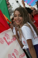 Miércoles 1 de diciembre. (especial 30 fotos). La comunidad lesbico, trans y gay de Chiapas participa en la marcha organizada por las ONG´s y grupos de ayuda y de derechos humanos durante la celebración mundial de la Lucha Contra el VIH-SIDA por la avenid