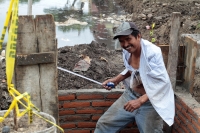 Domingo 2 de junio del 2019. Tuxtla Gutiérrez. Los trabajos del drenaje en la 15 oriente y primera norte