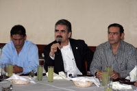 Lunes 20 de septiembre. Rafael Borbón Ramos, Presidente del Consejo Consultivo de la Cámara de la Industria de la Radio y Televisión se reúne este medio día con los empresarios de las estaciones radiofónicas de Chiapas, donde denuncian las transmisiones d