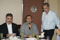 Lunes 20 de septiembre. Rafael Borbón Ramos, Presidente del Consejo Consultivo de la Cámara de la Industria de la Radio y Televisión se reúne este medio día con los empresarios de las estaciones radiofónicas de Chiapas, donde denuncian las transmisiones d