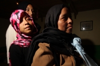 Martes 9 de julio del 2013. San Cristóbal de las Casas. Familias de indígenas tsotsiles Chamulas asentadas en la comunidad Molino de los Arcos celebran el inicio del ayuno durante el Ramadán.