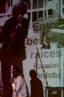 Ramón Córdoba, editor de Libros Alfagüara, durante su presentación en el auditorio del Centro cultural Jaime Sabines de Tuxtla Gutiérrez, durante el Día del Libro y el Derecho de Autor.