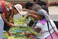 Domingo 17 de abril. La ciudad de Tuxtla Gutiérrez se llena de manifestaciones de fervor religioso en este Domingo de Ramos aun cuando es visible la baja venta de las tradicionales cruces de palma en las principales iglesias de la localidad, mientras que 