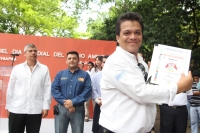 Martes 5 de junio del 2012. Tuxtla Gutiérrez, Chiapas. Autoridades del medio Ambiente otorgan esta mañana los reconocimientos que ciudadanos destacados merecen por su trabajo ecológico.
