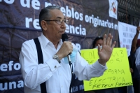 20220217. Tuxtla G. Simpantizantes de AMLO se manifiestan a favor de la Reforma Electrica en MÃ©xico