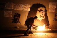 20220125. Tuxtla G. Durante la Jornada Nacional de Protesta por la Muerte de Periodistas.
