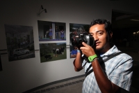 Miércoles 29 de agosto del 2012. Tuxtla Gutiérrez, Chiapas. Esta noche se inauguro la exposición fotografica Retratos de Familia, La Familia chiapaneca en el Siglo XXI del colectivo de fotografos en el estado durante el 2º encuentro Foro de Periodismo cul