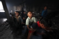 Miércoles 27 de junio del 2012. Pueblo Nuevo Solistahuacan, Chiapas.Habitantes de comunidad Rincón Chamula protagonizaron la víspera de este día un enfrentamiento dejando como saldo 6 casa 7 8 vehículos incendiados; provocados por un accidente entre una c