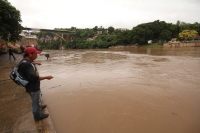 Jueves 9 de agosto del 2012. Chiapa de Corzo, Chiapas. La Capitanía de Puerto instruyo a los prestadores de servicios turísticos dentro del cauce del Cañón del Sumidero a que no usen las embarcaciones hasta nuevo aviso