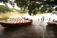 Jueves 9 de agosto del 2012. Chiapa de Corzo, Chiapas. La Capitanía de Puerto instruyo a los prestadores de servicios turísticos dentro del cauce del Cañón del Sumidero a que no usen las embarcaciones hasta nuevo aviso