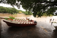 Jueves 9 de agosto del 2012. Chiapa de Corzo, Chiapas. La Capitanía de Puerto instruyo a los prestadores de servicios turísticos dentro del cauce del Cañón del Sumidero a que no usen las embarcaciones hasta nuevo aviso