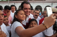 Miércoles 27de junio del 2018. Chiapa de Corzo. Roberto Albores Gleason, candidato del PRI-NA cierra sus actividades proselitistas para buscar la gubernatura del estado de Chiapas esta tarde en la colonial ciudad del rio Grijalva.