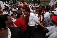 Miércoles 27de junio del 2018. Chiapa de Corzo. Roberto Albores Gleason, candidato del PRI-NA cierra sus actividades proselitistas para buscar la gubernatura del estado de Chiapas esta tarde en la colonial ciudad del rio Grijalva.