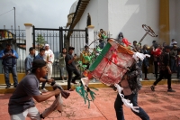 Martes 1 de diciembre del 2020. San Cristóbal de las Casas. Rompimiento de Cuetes en la Iglesia de Guadalupe