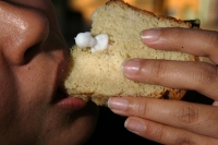 Martes 4 de enero. Las panaderías de la ciudad de Tuxtla Gutiérrez presentan las roscas del día de reyes en expendios del centro de la ciudad, esto previo al día 6 de enero.