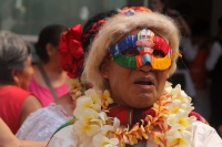 Viernes 25 de abril del 2014. Tuxtla Gutiérrez. La Flor de Mayo es la protagonista de las festividades patronales de San Marcos en la capital del estado de Chiapas, donde La Ensarta y la procesión a la usanza de los indÃgenas Zoques lleva a punto culminan Viernes 25 de abril del 2014. Tuxtla Gutiérrez. La Flor de Mayo es la protagonista de las festividades patronales de San Marcos en la capital del estado de Chiapas, donde La Ensarta y la procesión a la usanza de los indÃgenas Zoques lleva a punto culminan
