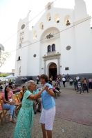 Viernes 25 de abril del 2014. Tuxtla Gutiérrez. La Flor de Mayo es la protagonista de las festividades patronales de San Marcos en la capital del estado de Chiapas, donde La Ensarta y la procesión a la usanza de los indígenas Zoques lleva a punto culminan
