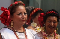 Viernes 25 de abril del 2014. Tuxtla Gutiérrez. La Flor de Mayo es la protagonista de las festividades patronales de San Marcos en la capital del estado de Chiapas, donde La Ensarta y la procesión a la usanza de los indígenas Zoques lleva a punto culminan