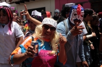 Viernes 30 de agosto del 2019. San Cristóbal de las Casas. Qué Panzudos. Los personajes que satirizan y ríen durante las procesiones patronales en las calles de San Cristóbal de las Casas durante las celebraciones patronales del Barrio de San Ramón.