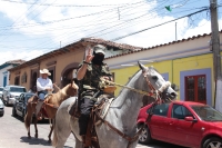 Viernes 30 de agosto del 2019. San Cristóbal de las Casas. Qué Panzudos. Los personajes que satirizan y ríen durante las procesiones patronales en las calles de San Cristóbal de las Casas durante las celebraciones patronales del Barrio de San Ramón.