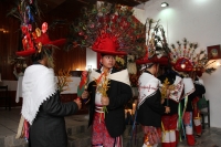 Viernes 17 de agosto del 2018. Tuxtla Gutiérrez. La Danza de San Roque o Jatararoque Etzé. La comunidad zoque lleva a cabo el recorrido del Baile de los cuatro Patrones de la ciudad San Jacinto, Santo Domingo, San Bartolomé y San Roque durante las fest