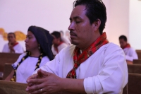Jueves 16 de agosto del 2018. Tuxtla Gutiérrez. La Danza de San Roque o Jatararoque Etzé. La comunidad zoque lleva a cabo el recorrido del Baile de los cuatro Patrones de San Jacinto, Santo Domingo, San Bartolomé y San Roque durante las festividades de