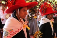 Jueves 16 de agosto del 2018. Tuxtla Gutiérrez. La Danza de San Roque o Jatararoque Etzé. La comunidad zoque lleva a cabo el recorrido del Baile de los cuatro Patrones de San Jacinto, Santo Domingo, San Bartolomé y San Roque durante las festividades de