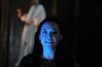 Sábado 6 de diciembre del 2013. Chiapa de Corzo. La mesosoprano Blanca Ruth Esponda realiza un delicioso recorrido por la música clásica dentro del Festival De San Sebastián que se realiza en las diferentes iglesias y plazuelas de la  colonia ciudad riber