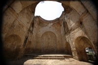 Arcos, muros y pisos están totalmente terminados dentro de las obras de remodelación de la iglesia y atrio de San Sebastian en Chiapa de Corzo, donde los habitantes esperan con alegría que puedan iniciarse las actividades culturales de este lugar históric