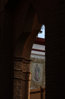 Miércoles 2 de diciembre del 2015. Chiapa de Corzo. San Sebastián. La estructura arquitectónica del Templo de San Sebastián se encuentra en el cerro de San Gregorio, barrio de la ciudad ubicada en la ribera del Rio Grijalva, el cual ha sido afectado por v