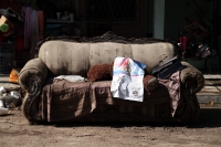 Martes 27 de agosto del 2019. Tuxtla Gutiérrez. Poco a poco los afectados de la fuerte lluvia de este lunes van regresando a las casas afectadas limpiando sus pertenencias y tratando de regresar a sus actividades cotidianas