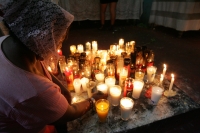 Lunes 18 de octubre. El culto a la muerte dentro de la Iglesia Ortodoxa Independiente de México de San Pascualito en la ciudad de Tuxtla.
